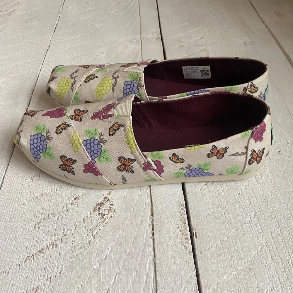 Toms Butterfly Grapevine Alpargata Shoes
